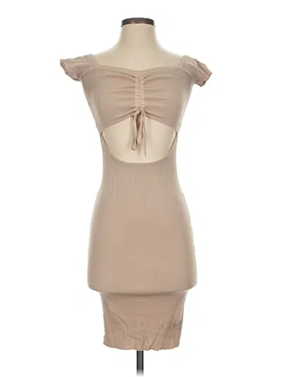 Pre-owned Hera Collection Cocktail Dress In Tan
