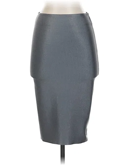 Pre-owned Hera Collection Formal Skirt In Gray