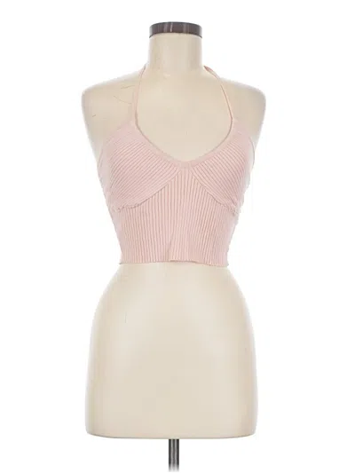 Pre-owned Hera Collection Halter Top Pink Halter Neckline Tops