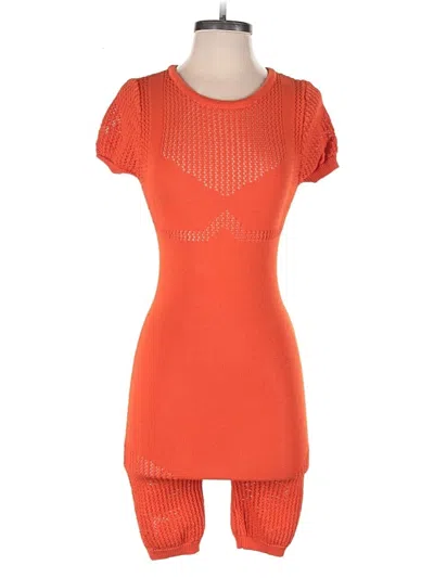 Pre-owned Hera Collection Romper In Orange