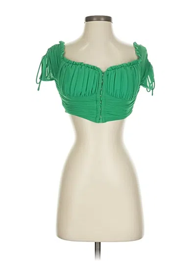 Pre-owned Hera Collection Sleeveless Blouse In Green