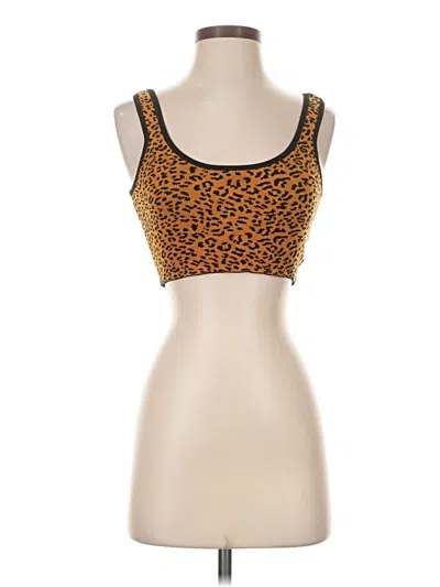 Pre-owned Hera Collection Sports Bra In Gold
