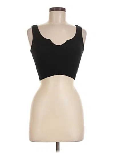 Pre-owned Hera Collection Tank Top Black Solid Pattern Tops