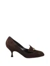 Herbert Levine Aperitif Suede Pumps In Black