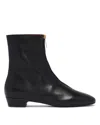 Herbert Levine Easy Does It 25 Leather Ankle Boots In Black