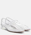 Herbert Levine Clear The Air 30 Pvc Loafer Pumps In White