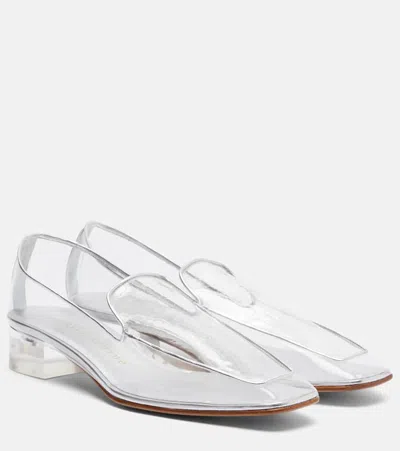 Herbert Levine Clear The Air 30 Pvc Loafer Pumps In Transparent