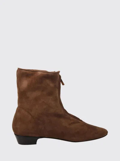 Herbert Levine Flat Ankle Boot Woman Color Brown