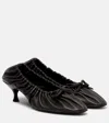 Herbert Levine Gather Around Ruched Leather Pumps In Multi