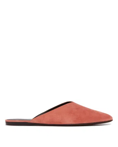 Herbert Levine Red Homebody Suede Mules
