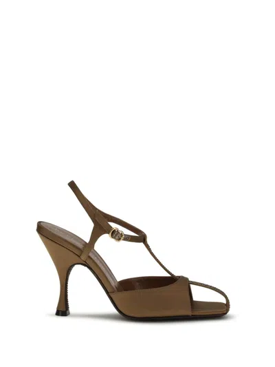 Herbert Levine Hidden Gem Sandals In Brown