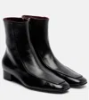 Herbert Levine Shadow Ban 30 Leather Ankle Boots In Black