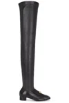 Herbert Levine Showtime Over The Knee 30 Boot In Black