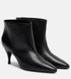 Herbert Levine Silhouette 80 Leather Ankle Boots In Animal Print