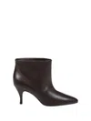 Herbert Levine Silhouette Ankle 80mm Boots In Brown