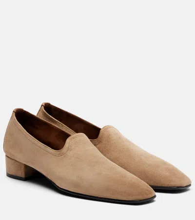 Herbert Levine Soft Touch 30 Leather Loafers In Sand