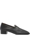 Herbert Levine Soft Touch Square-toe Pumps In Black