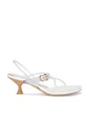 Herbert Levine Starry-eyed Jelly 55 Sandals In White