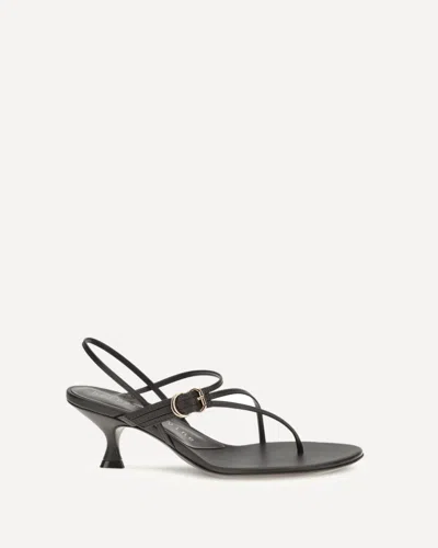 Herbert Levine Starry Eyed Sandals In Black