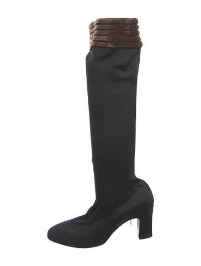 Pre-owned Herbert Levine Vintage 1960's Boots In Black