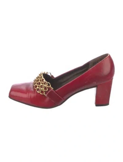 Pre-owned Herbert Levine Vintage 1960's Pumps In Red