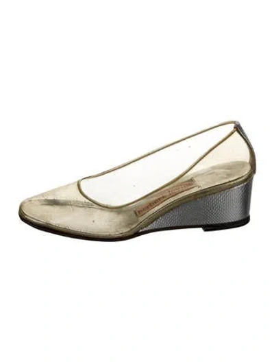 Pre-owned Herbert Levine Vintage 1960's Pumps In Transparent