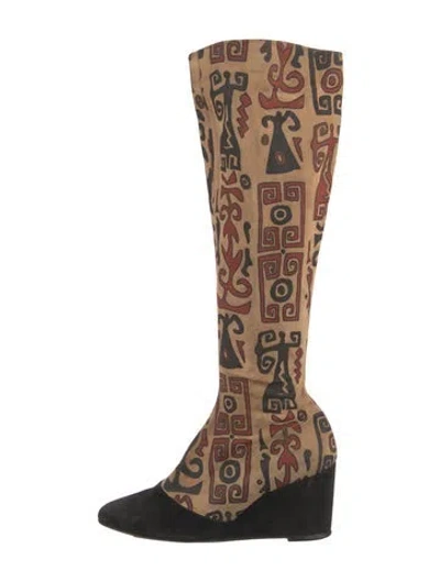 Pre-owned Herbert Levine Vintage 1971 Boots In Brown