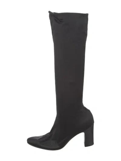 Pre-owned Herbert Levine Vintage Late 1950's - Early 1960's Sock Boots In Black