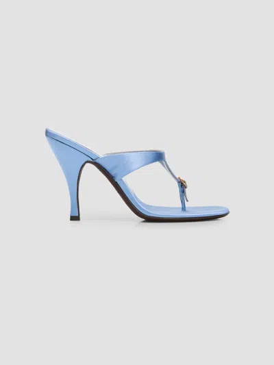 Herbert Levine Women's Kiss And Tell 100mm Satin Sandals In Satin Mist