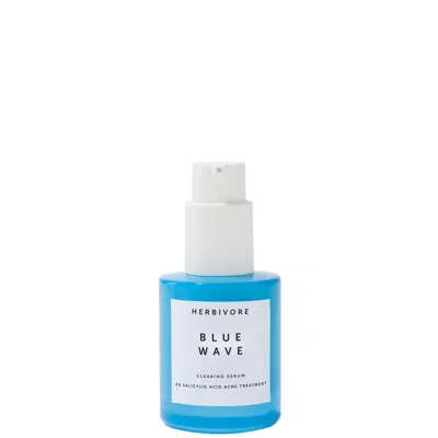 Herbivore Botanicals Blue Wave Clearing Serum 2% Salicylic Acid Acne Treatment 30ml In White