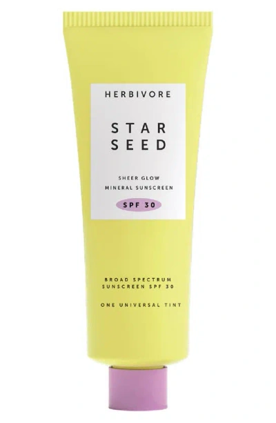 Herbivore Botanicals Star Seed Sheer Glow Mineral Sunscreen Spf 30