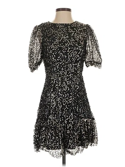 Pre-owned Here Comes The Sun Cocktail Dress In Black