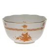 Herend 7.5 Round Bowl In Rust