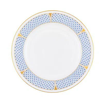 Herend Art Deco Blue Service Plate