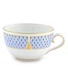 Herend Art Deco Blue Tea Cup In Blue