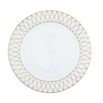 Herend Babos Charger Plate In White