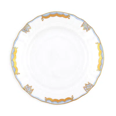 Herend Bread And Butter Plate In Light Blue