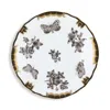 Herend Butterfly Bread And Butter Plate In Black