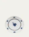 Herend Chinese Bouquet Black Sapphire Dinner Plate In Blk Saphir