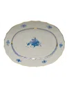 Herend Chinese Bouquet Blue Platter