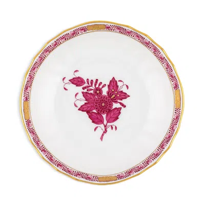 Herend Chinese Bouquet Canton Saucer In Pink