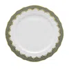Herend Fish Scale Serving Plate In Gray