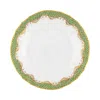 Herend Fishscale Canton Saucer In Green