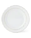 Herend Golden Edge Dinner Plate In White