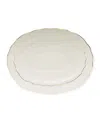 Herend Golden Edge Platter, 17" In White