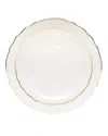 Herend Golden Edge Salad Plate In White