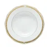 Herend Golden Laurel Rim Soup Plate In Gold