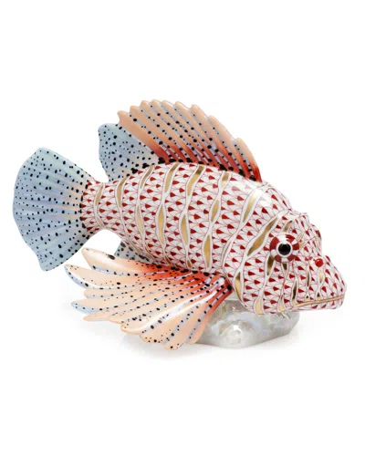Herend Lionfish Figurine In Multi