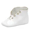 Herend Golden Edge Porcelain Baby Shoe Keepsake In Gold