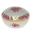 Herend Porcelain Ring Box In Raspberry